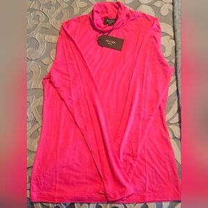 Aleeza Hot Pink Long Sleeve Tuternick